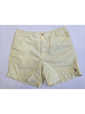 Polo Ralph Lauren Mens Classic Fit 6" Yellow Cotton Shorts Large